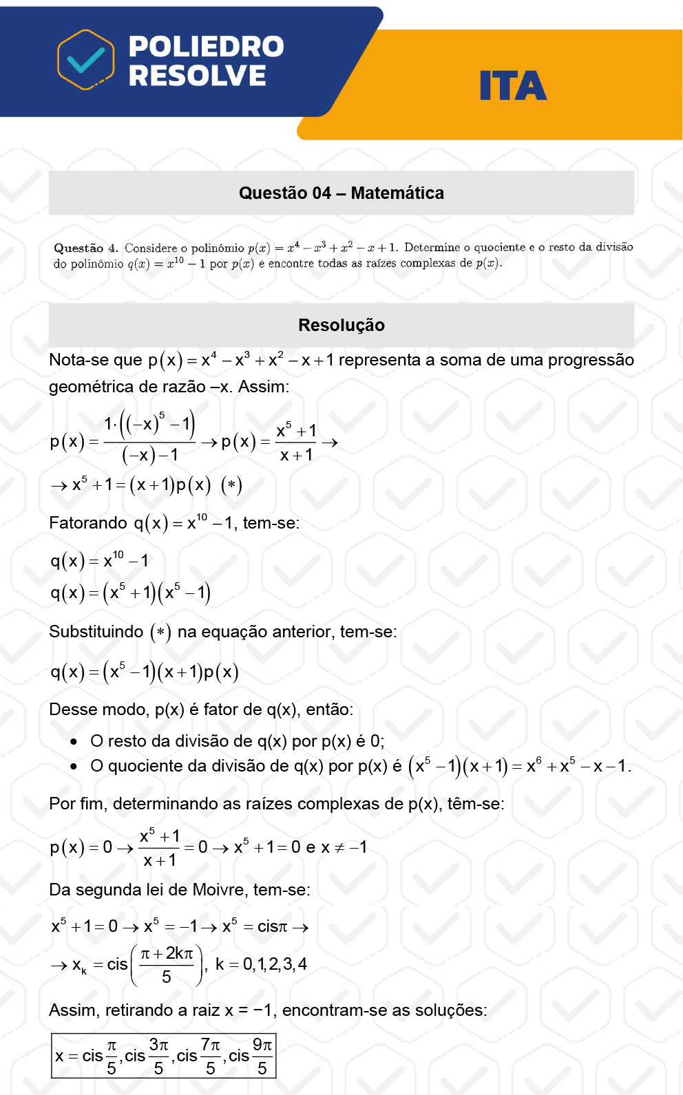 Dissertação 4 - 2ª Fase - 1º Dia - ITA 2023