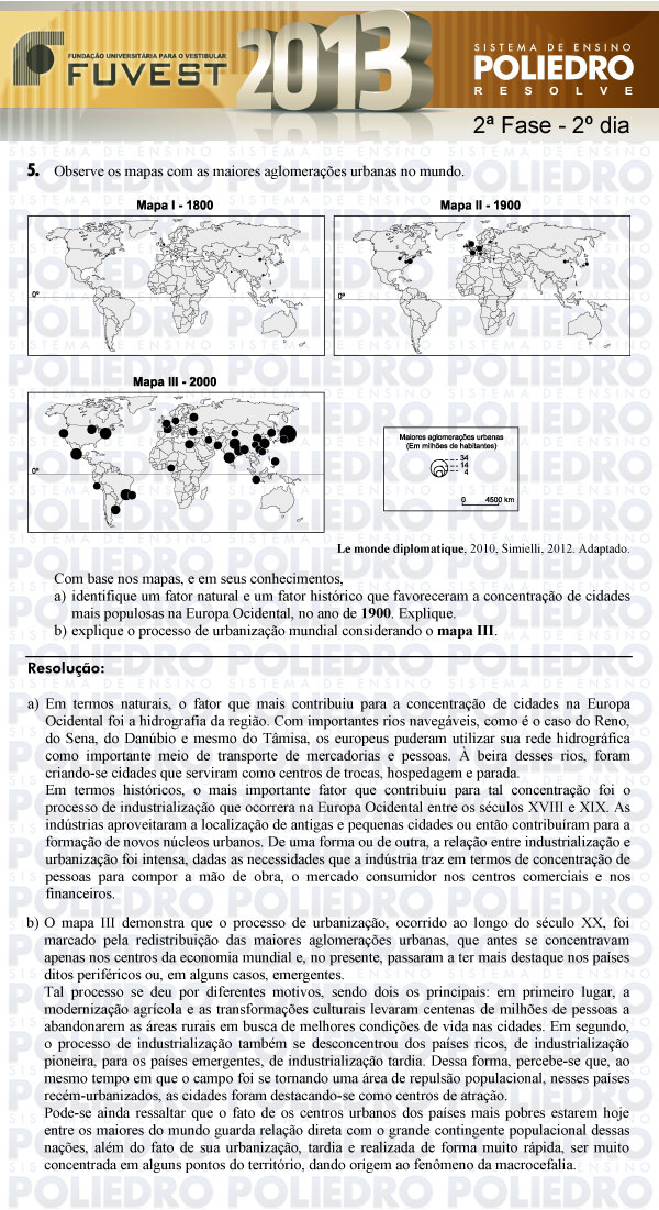 Dissertação 5 - 2ª Fase 2º Dia - FUVEST 2013