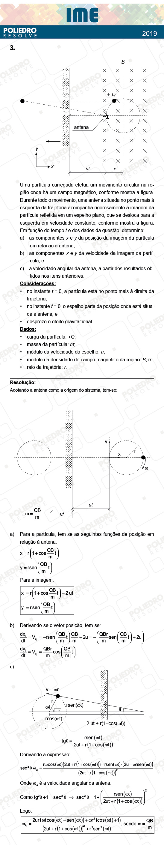 Dissertação 3 - 2ª Fase - Física - IME 2019