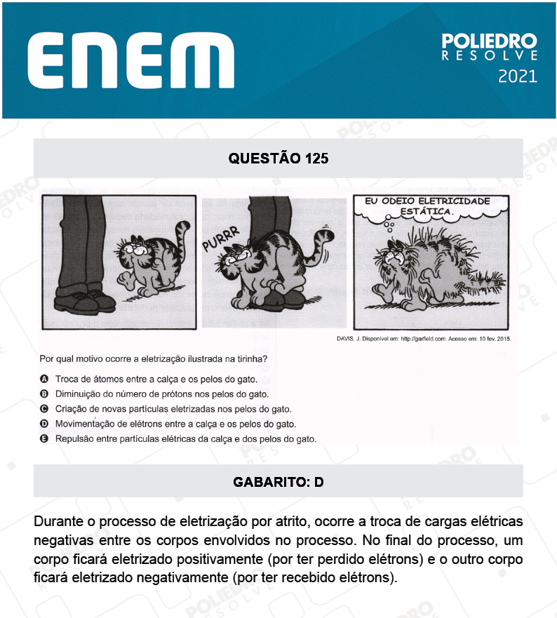 Questão 125 - 2º Dia - Prova Amarela - ENEM 2020