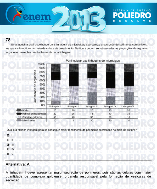 Questão 78 - Sábado (Prova Amarela) - ENEM 2013