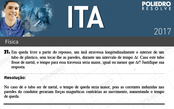 Dissertação 21 - Física - ITA 2017