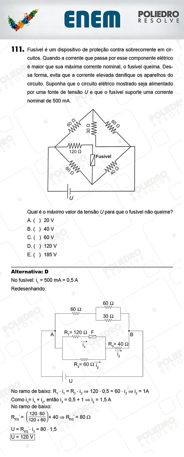 Questão 111 - 2º Dia (PROVA AMARELA) - ENEM 2017