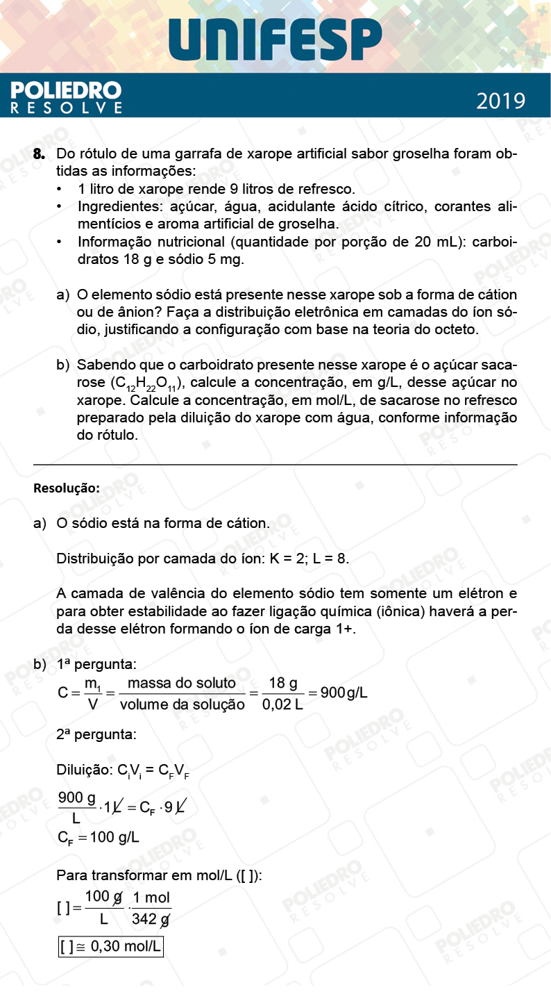 Dissertação 8 - Fase única - 2º Dia - UNIFESP 2019