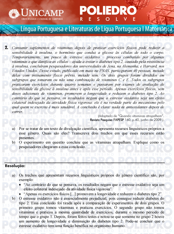 Dissertação 2 - 2ª Fase - UNICAMP 2011