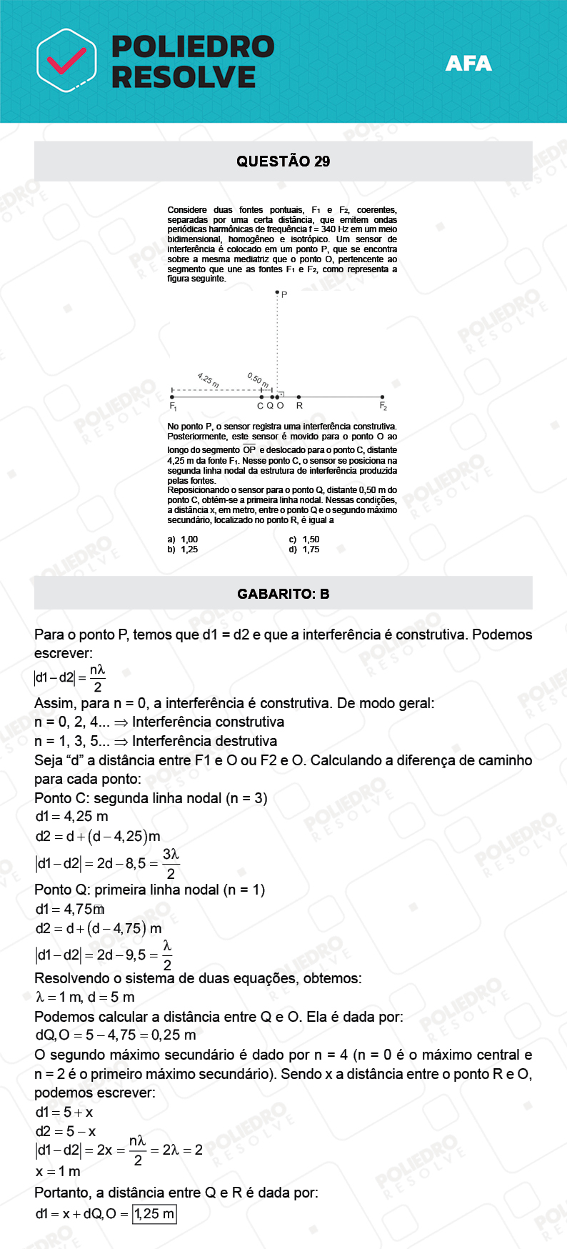 Questão 29 - Prova Modelo A - AFA 2022