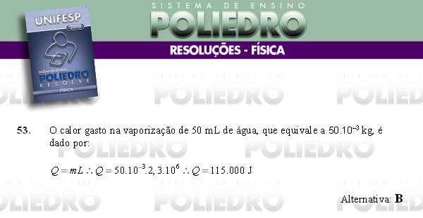 Questão 53 - Conhecimentos Gerais - UNIFESP 2008