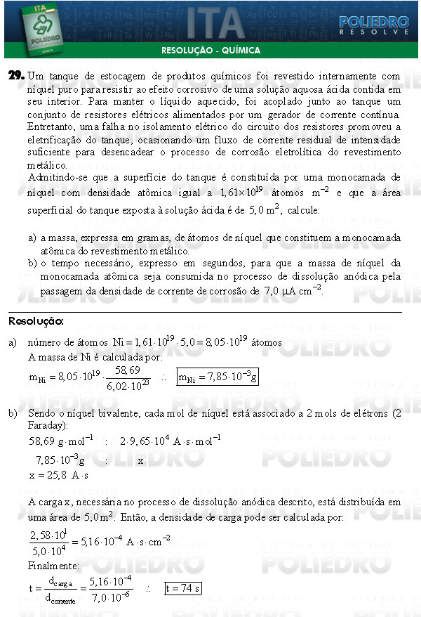 Dissertação 29 - Química - ITA 2009