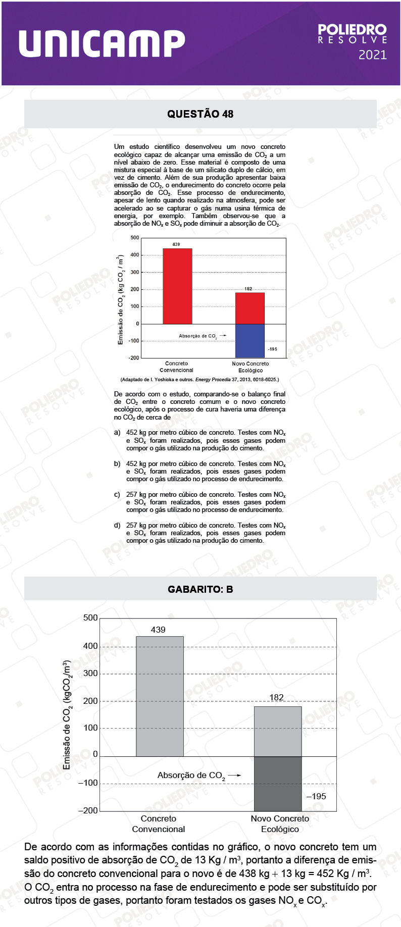 Questão 48 - 1ª Fase - 1º Dia - E e G - UNICAMP 2021