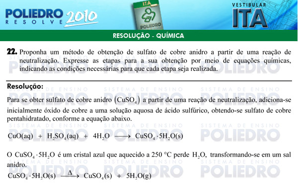 Dissertação 22 - Química - ITA 2010