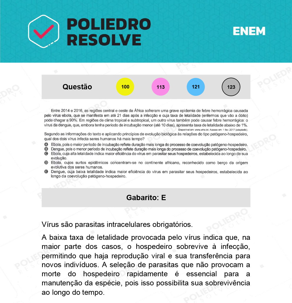 Questão 100 - 2º Dia - Prova Amarela - ENEM 2021