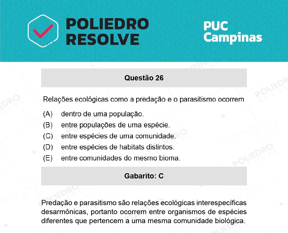 Questão 26 - Direito - PUC-Campinas 2022