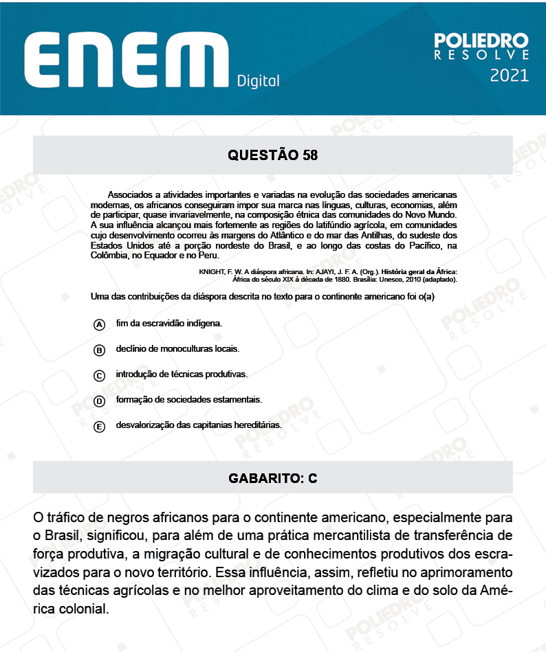 Questão 58 - 1º Dia - Prova Azul - Espanhol - ENEM DIGITAL 2020