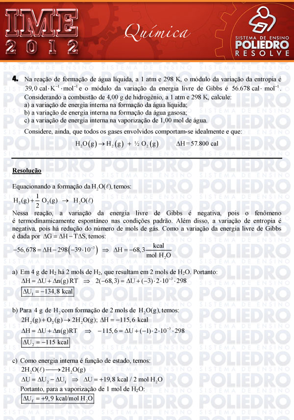 Dissertação 4 - Química - IME 2012