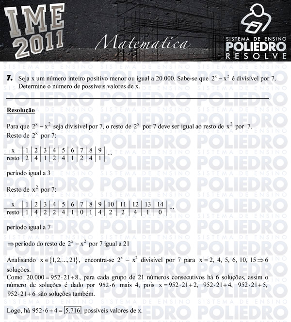 Dissertação 7 - Matemática - IME 2011