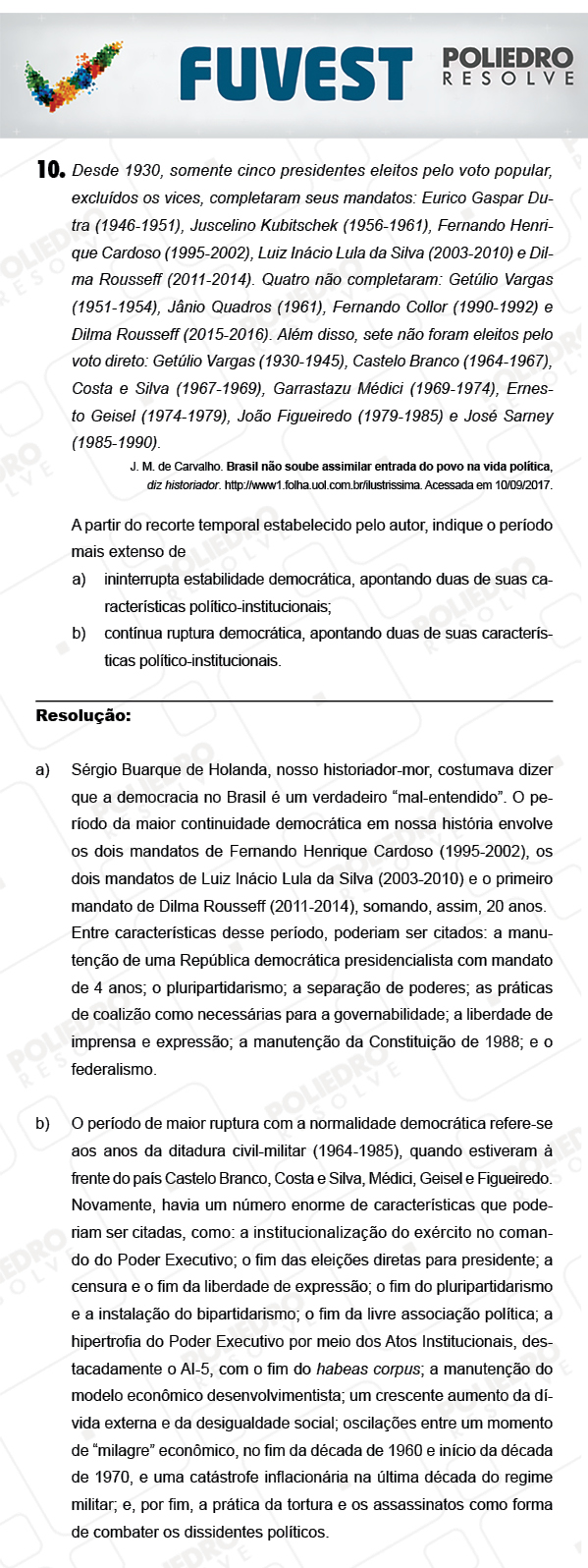 Dissertação 10 - 2ª Fase - 2º Dia - FUVEST 2018