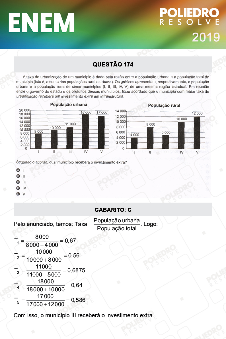 Questão 174 - 2º DIA - PROVA AZUL - ENEM 2019