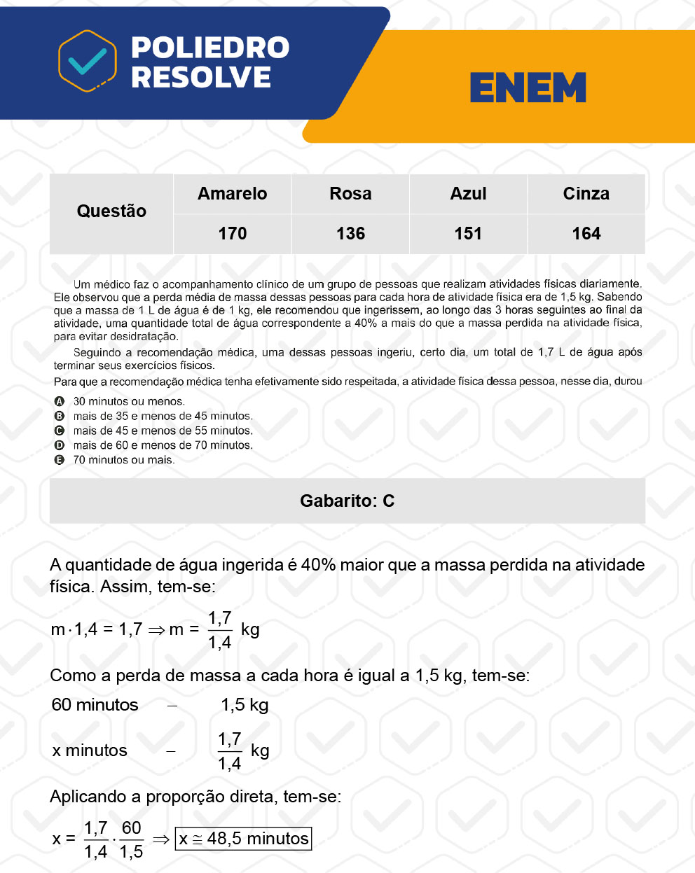 Questão 164 - 2º Dia - Prova Cinza - ENEM 2022