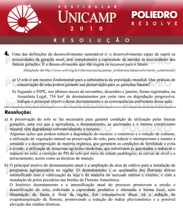 Dissertação 4 - 1ª Fase - UNICAMP 2010