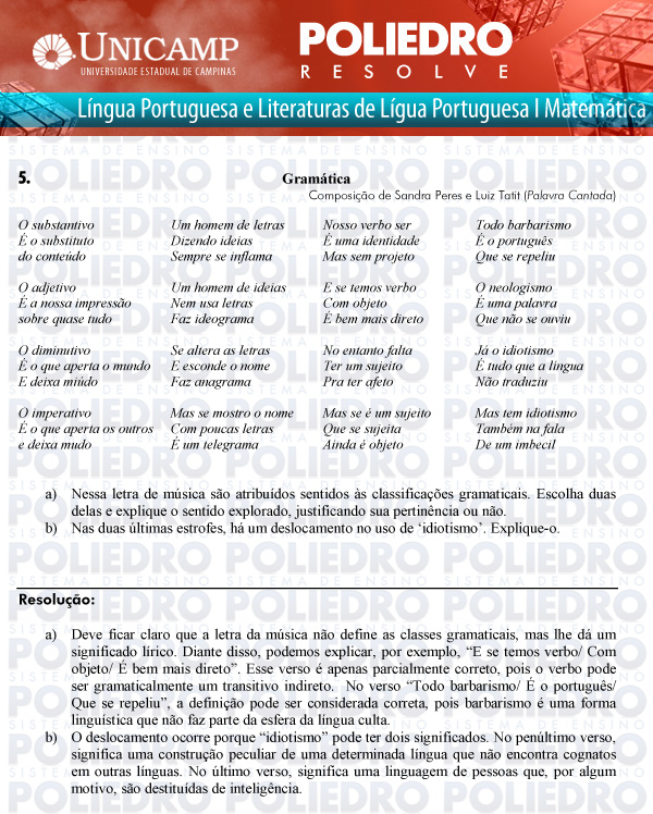 Dissertação 5 - 2ª Fase - UNICAMP 2011