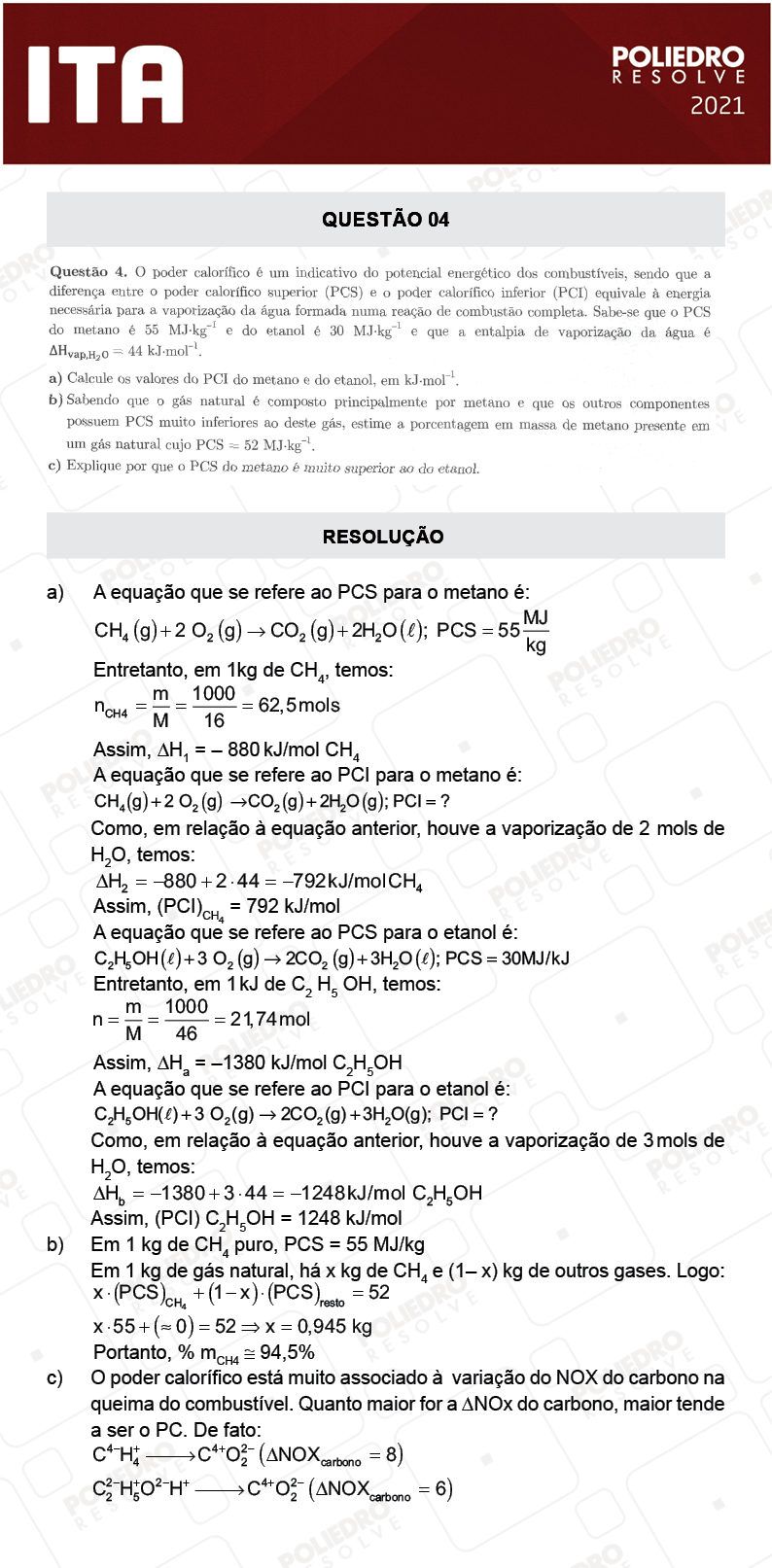 Dissertação 4 - 2ª Fase - 1º Dia - Mat/Quí - ITA 2021