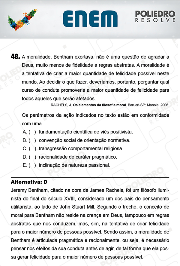 Questão 48 - 1º Dia (PROVA AZUL) - ENEM 2017