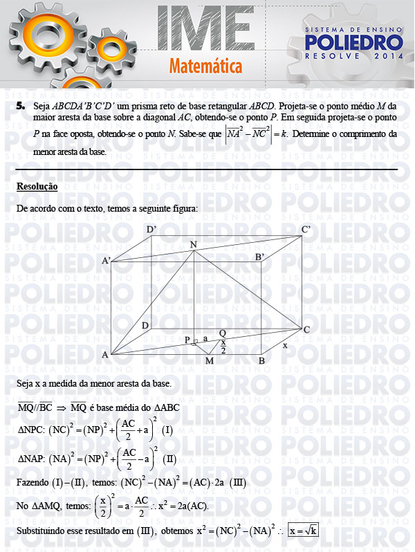 Dissertação 5 - Matemática - IME 2014