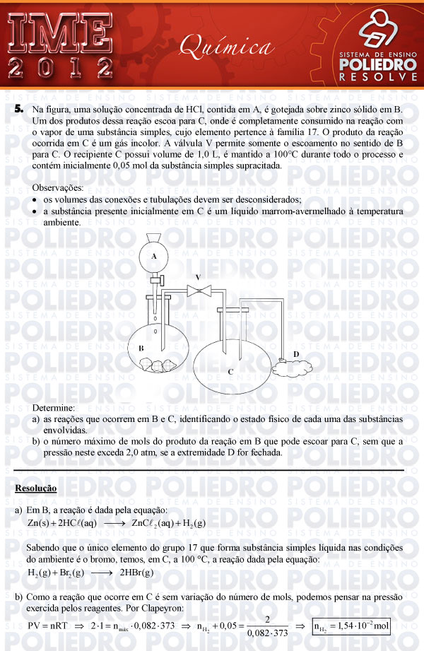 Dissertação 5 - Química - IME 2012