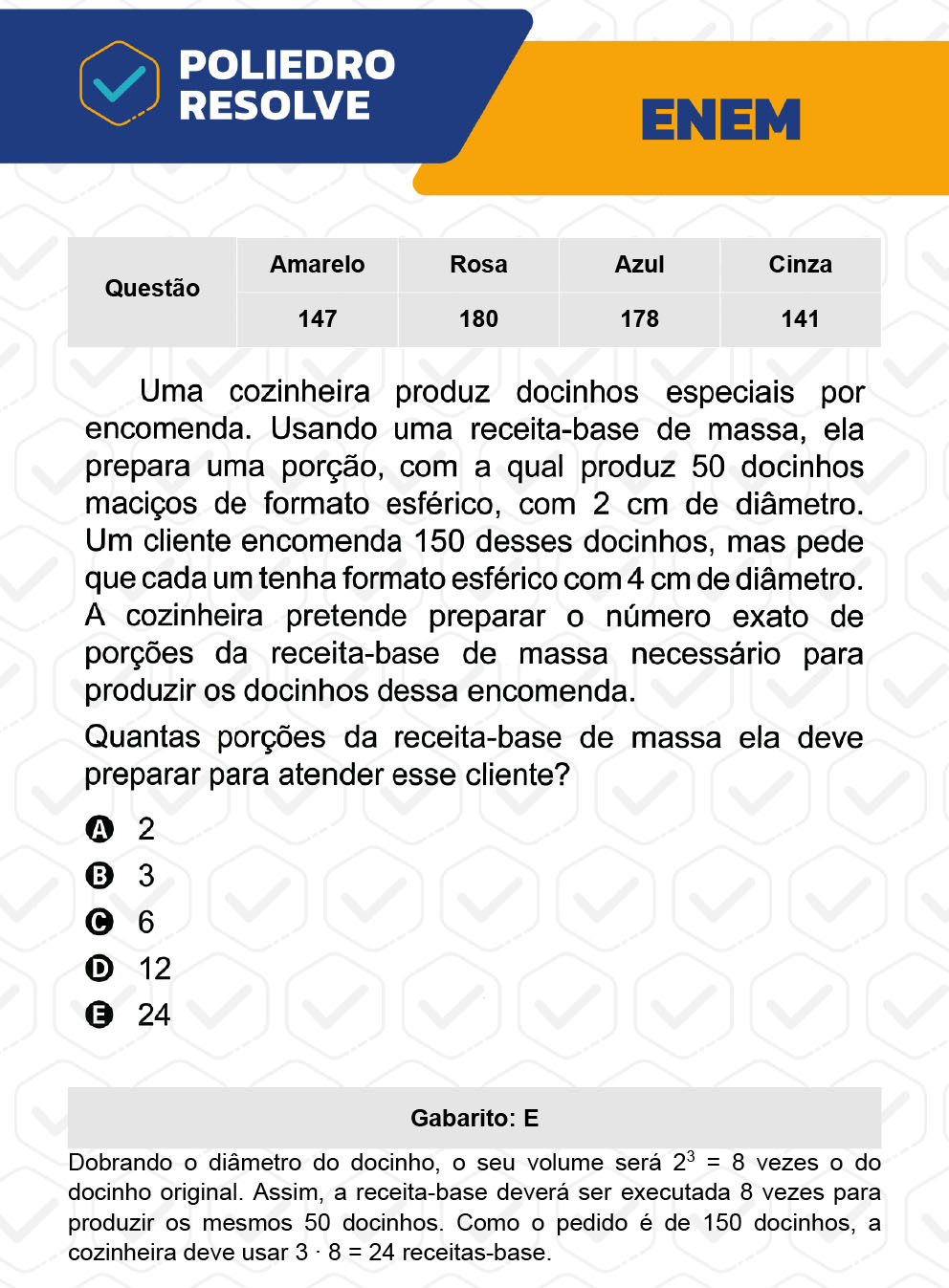 Questão 178 - 2º Dia - Prova Azul - ENEM 2022