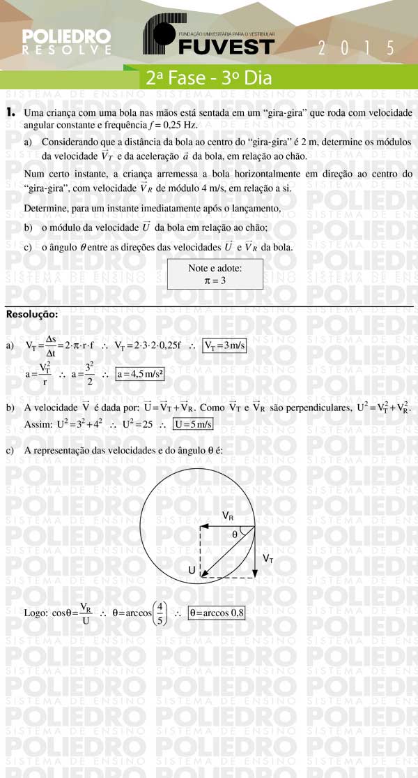 Dissertação 1 - 2ª Fase 3º Dia - FUVEST 2015