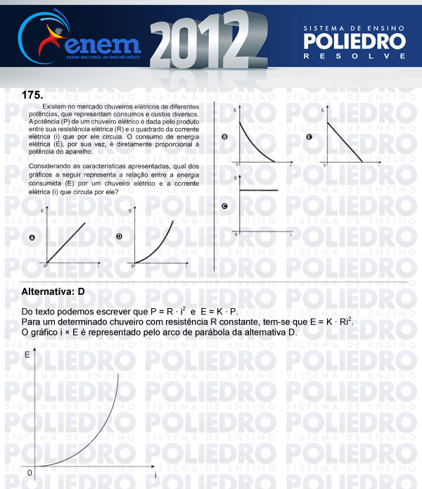 Questão 175 - Domingo (Prova rosa) - ENEM 2012