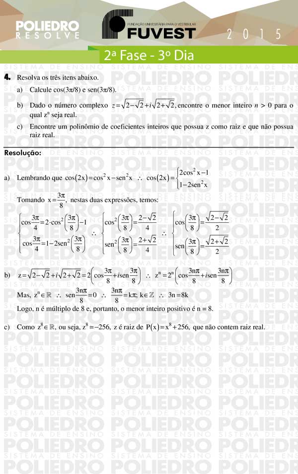 Dissertação 4 - 2ª Fase 3º Dia - FUVEST 2015