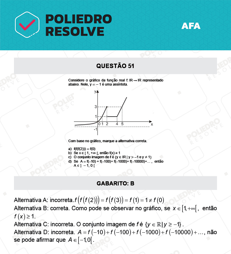 Questão 51 - Prova Modelo A - AFA 2022