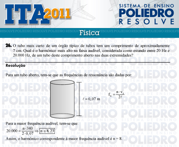 Dissertação 26 - Física - ITA 2011