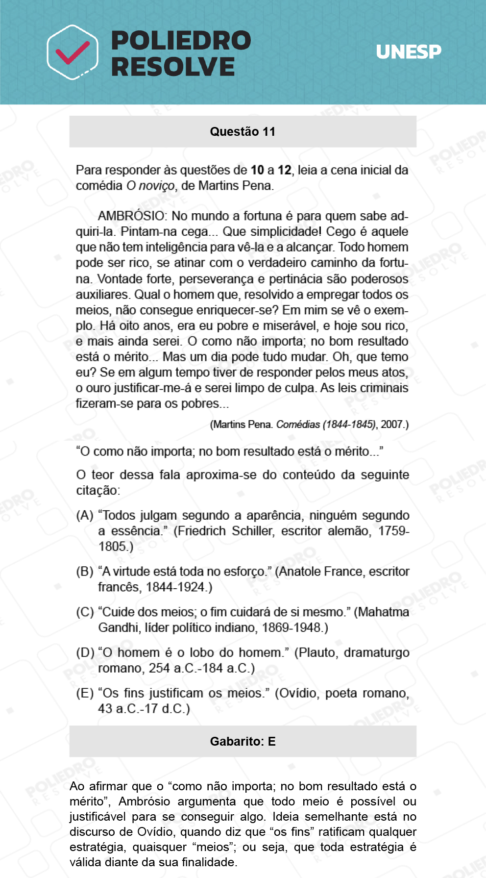 Questão 11 - 1ª Fase - Biológicas - UNESP 2022