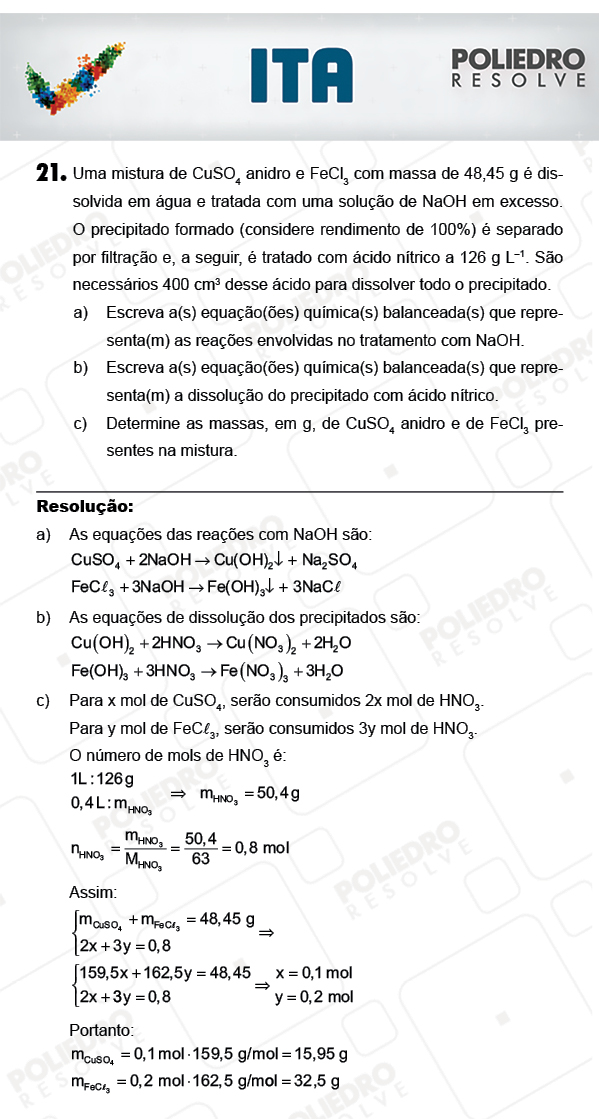 Dissertação 21 - Química - ITA 2018