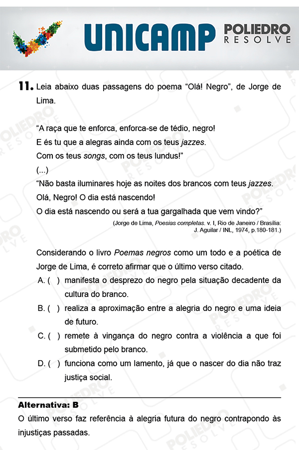 Questão 11 - 1ª Fase - PROVA Q - UNICAMP 2018