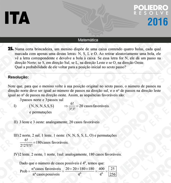 Dissertação 25 - Matemática - ITA 2016