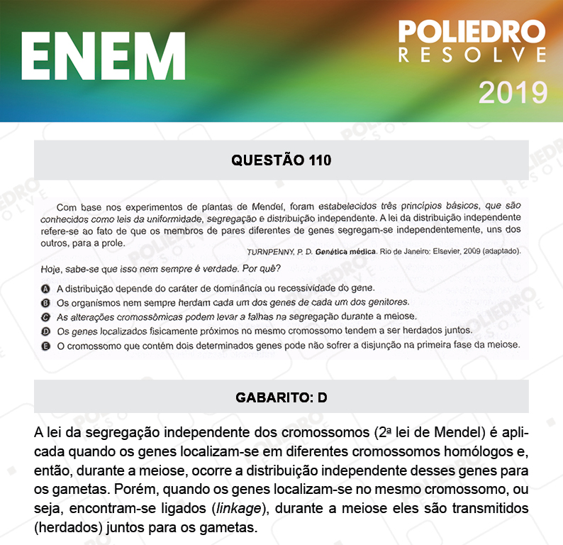 Questão 110 - 2º DIA - PROVA AZUL - ENEM 2019