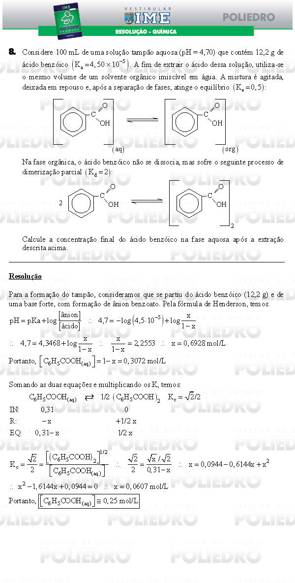 Dissertação 8 - Química - IME 2009