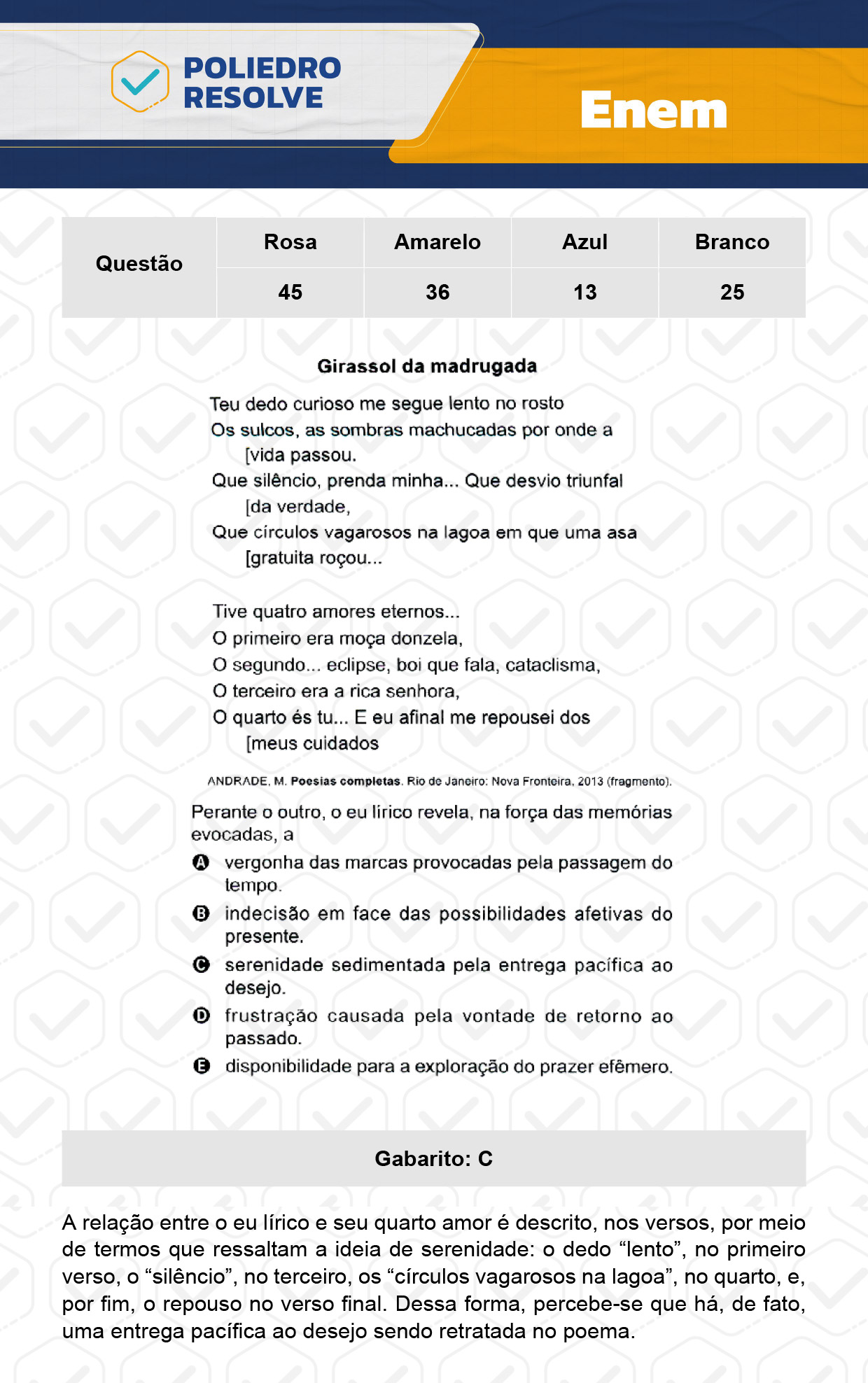 Questão 13 - Dia 1 - Prova Azul - Enem 2023