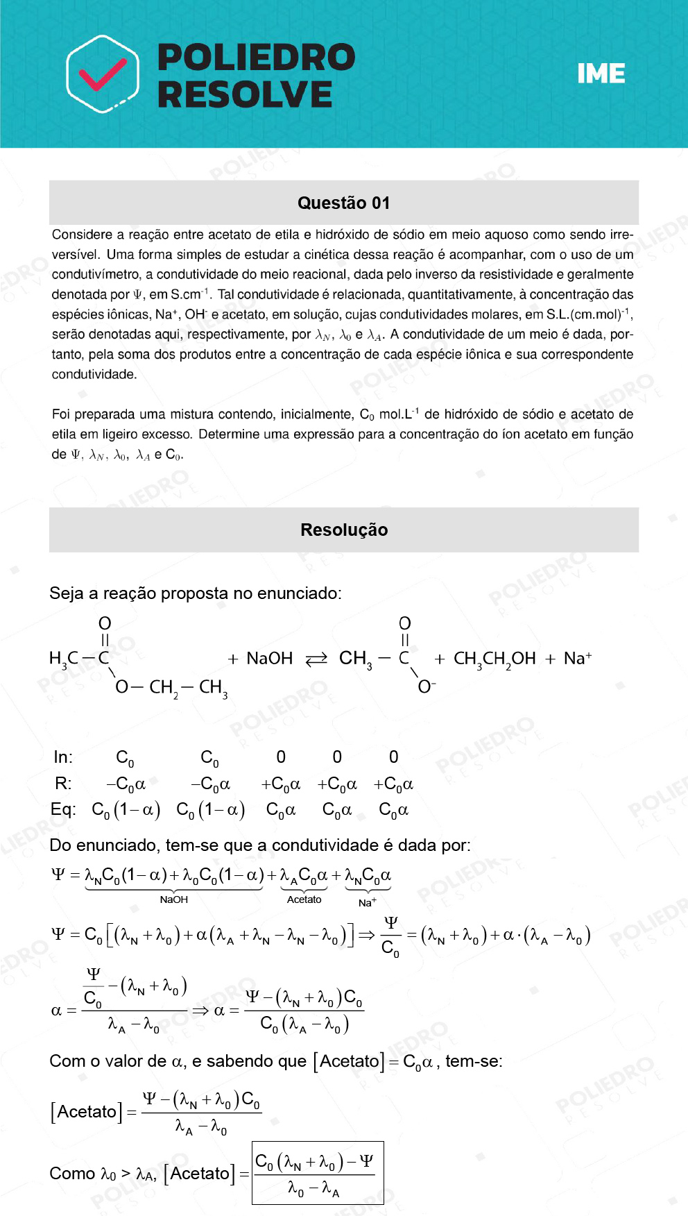 Dissertação 1 - 2ª Fase - Química - IME 2022