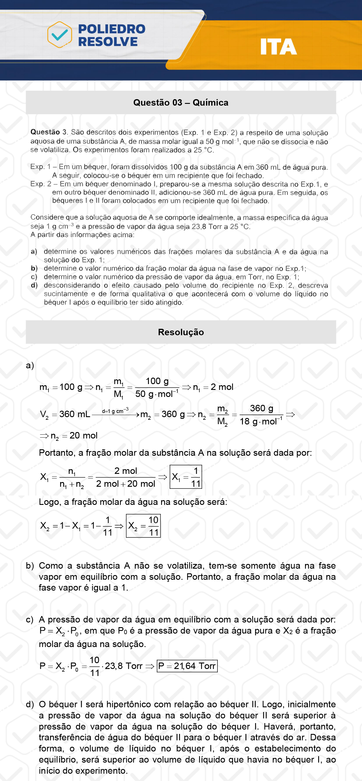 Dissertação 3 - 2ª Fase - 1º Dia - ITA 2024