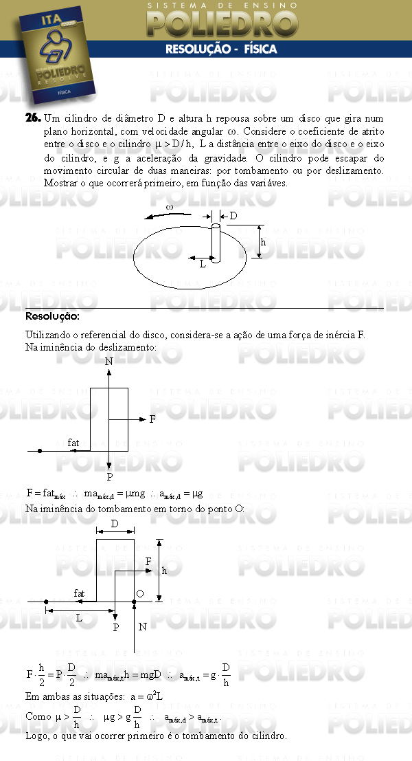 Dissertação 26 - Física - ITA 2008