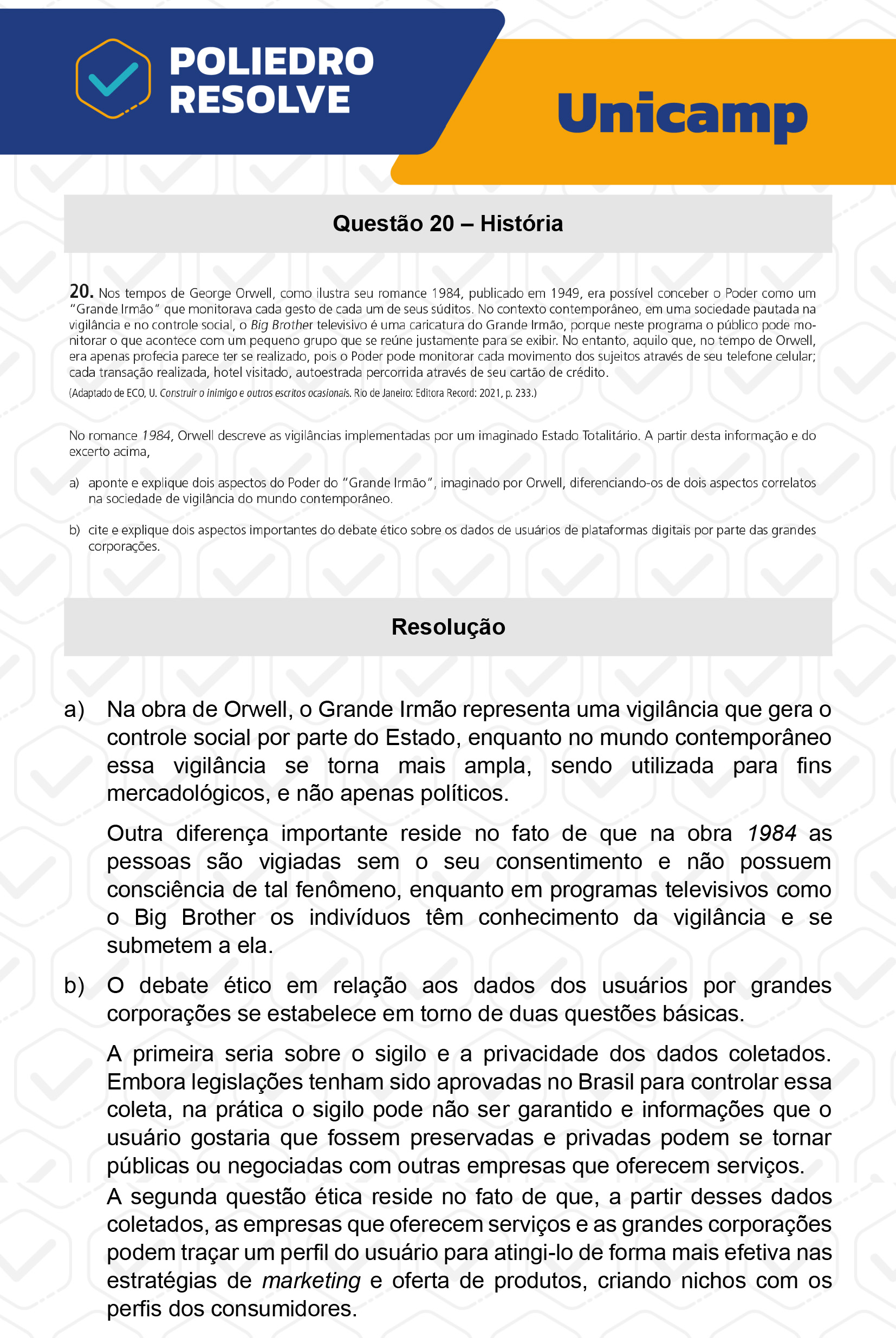 Dissertação 20 - 2ª Fase - 2º Dia - UNICAMP 2023