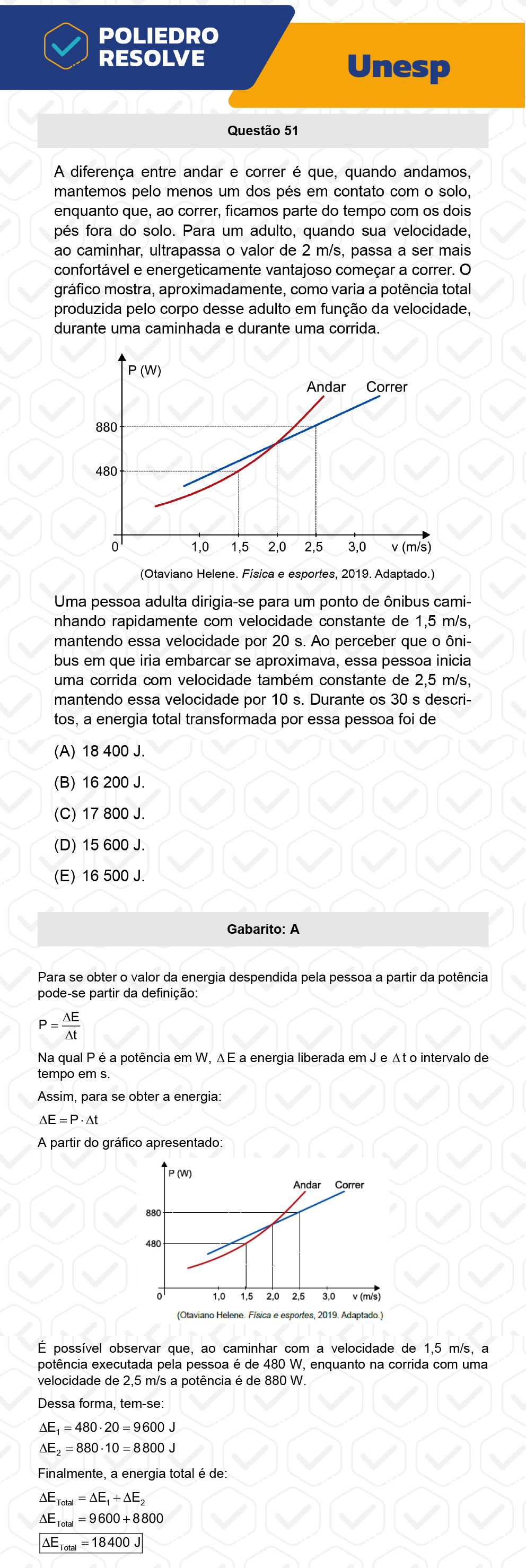 Questão 51 - 2ª Fase - UNESP 2023