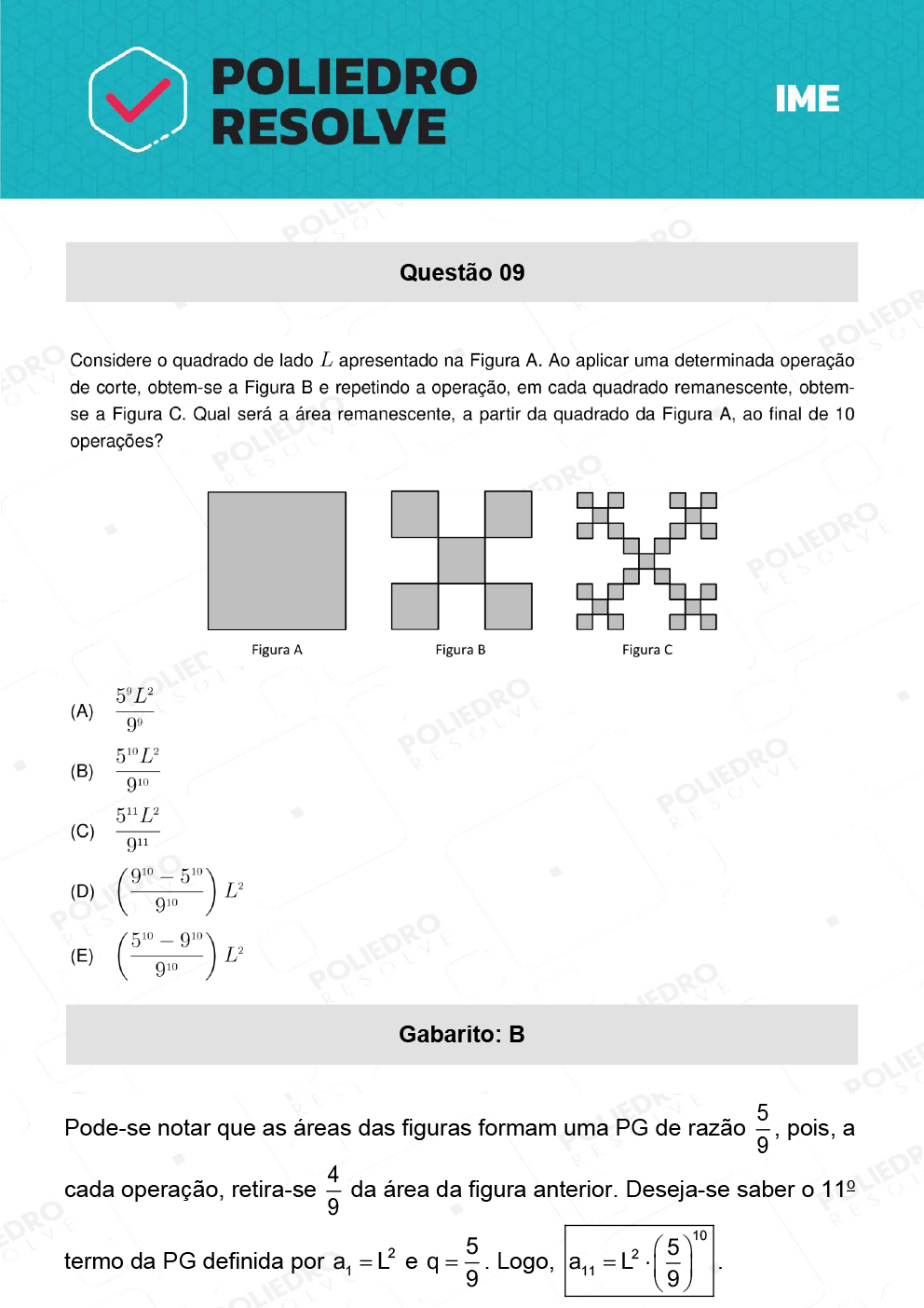 Questão 9 - 1ª Fase - IME 2022