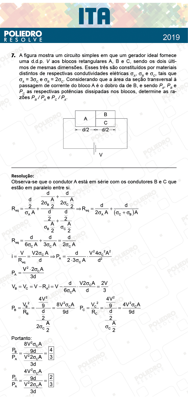 Dissertação 7 - 2ª Fase - 2º Dia - FIS / RED - ITA 2019