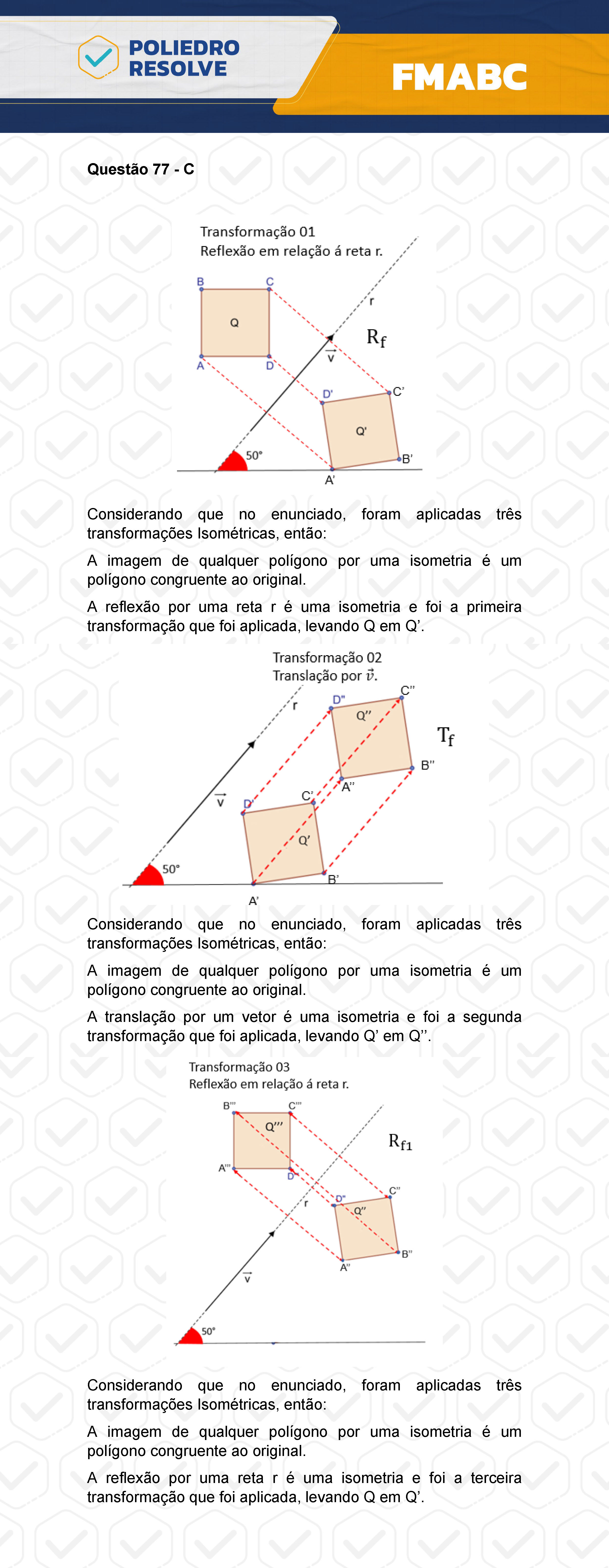 Questão 77 - Fase única - FMABC 2024