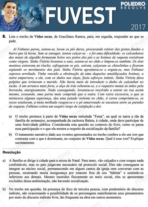 Dissertação 8 - 2ª Fase - 1º Dia - FUVEST 2017